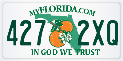 FL license plate 4272XQ