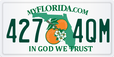 FL license plate 4274QM