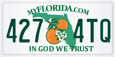 FL license plate 4274TQ