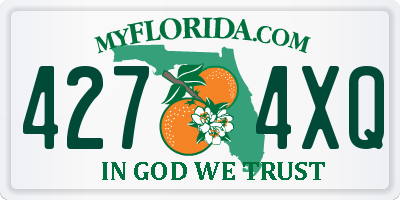 FL license plate 4274XQ