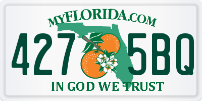 FL license plate 4275BQ