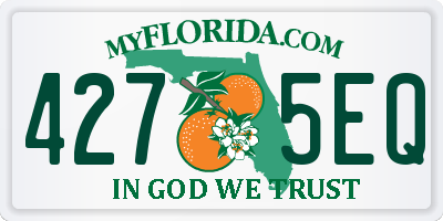 FL license plate 4275EQ