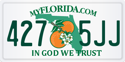 FL license plate 4275JJ