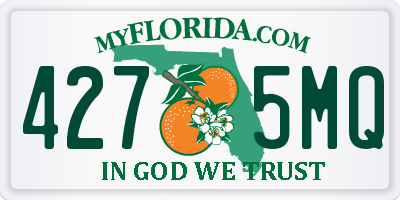 FL license plate 4275MQ