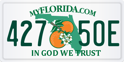FL license plate 4275OE
