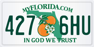 FL license plate 4276HU