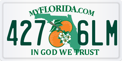 FL license plate 4276LM