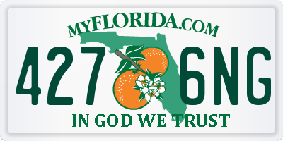 FL license plate 4276NG