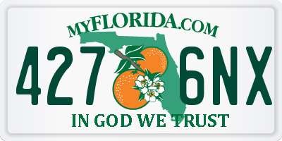 FL license plate 4276NX