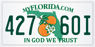 FL license plate 4276OI