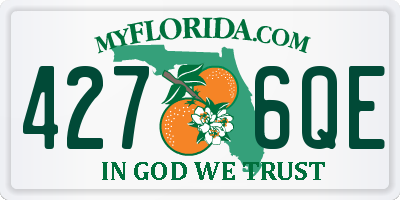 FL license plate 4276QE