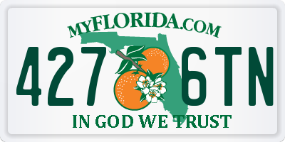 FL license plate 4276TN