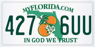 FL license plate 4276UU