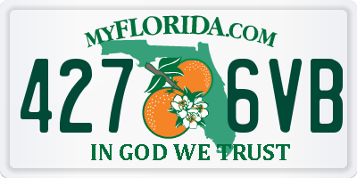 FL license plate 4276VB