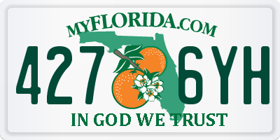 FL license plate 4276YH