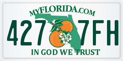 FL license plate 4277FH