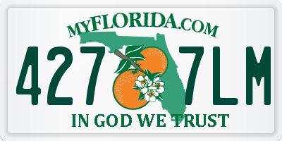 FL license plate 4277LM