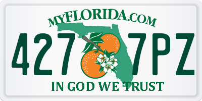 FL license plate 4277PZ
