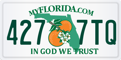 FL license plate 4277TQ