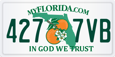 FL license plate 4277VB