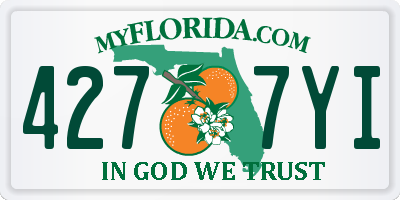 FL license plate 4277YI