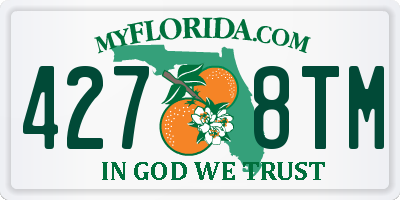 FL license plate 4278TM