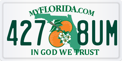 FL license plate 4278UM