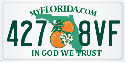 FL license plate 4278VF