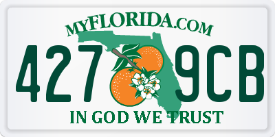 FL license plate 4279CB