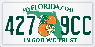 FL license plate 4279CC