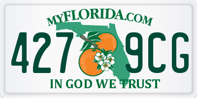 FL license plate 4279CG