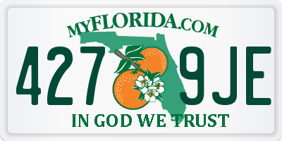 FL license plate 4279JE