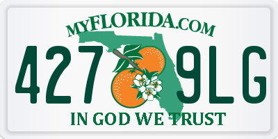 FL license plate 4279LG