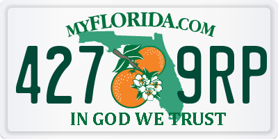 FL license plate 4279RP