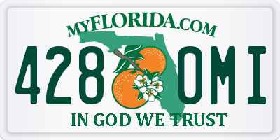 FL license plate 4280MI