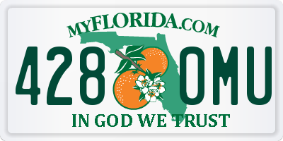 FL license plate 4280MU