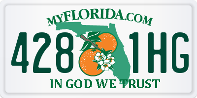 FL license plate 4281HG