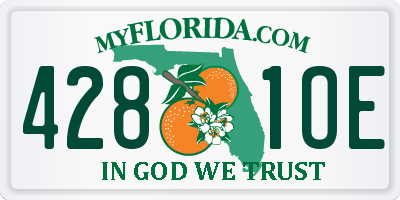 FL license plate 4281OE