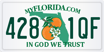 FL license plate 4281QF