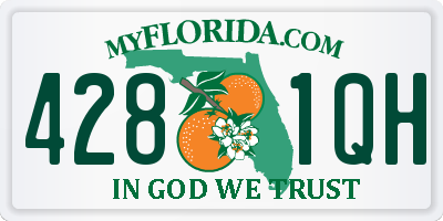 FL license plate 4281QH