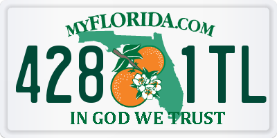 FL license plate 4281TL