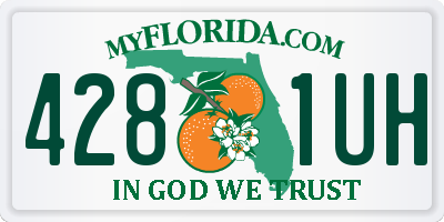 FL license plate 4281UH