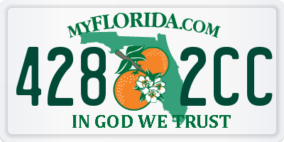 FL license plate 4282CC