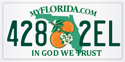 FL license plate 4282EL