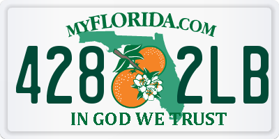 FL license plate 4282LB