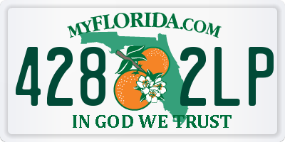 FL license plate 4282LP