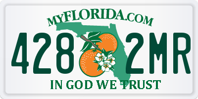 FL license plate 4282MR