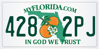 FL license plate 4282PJ