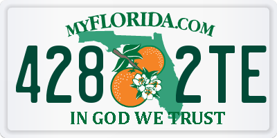 FL license plate 4282TE