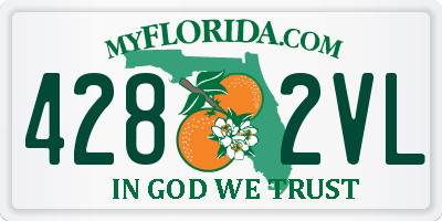 FL license plate 4282VL